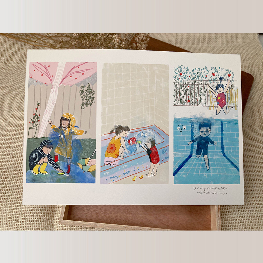 Limited Giclee Print - Be my friend, Water