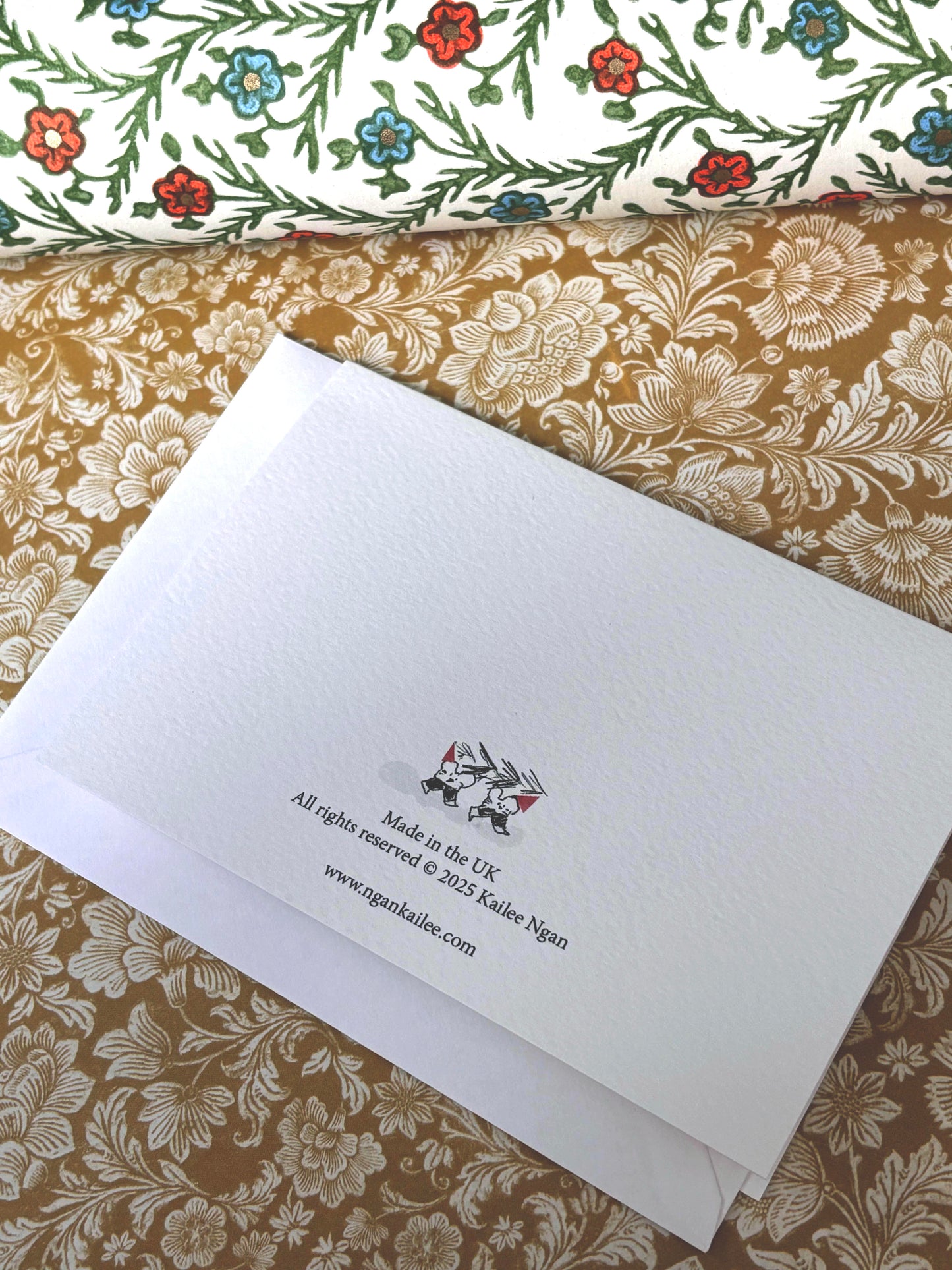 Christmas Card - Bunny's Warmest Wishes