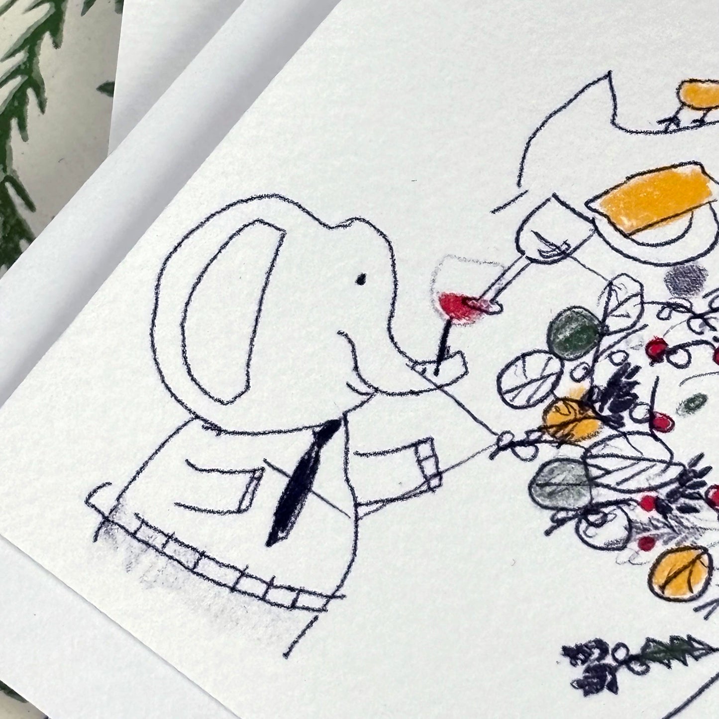 Christmas Card -Festive Feast Friends