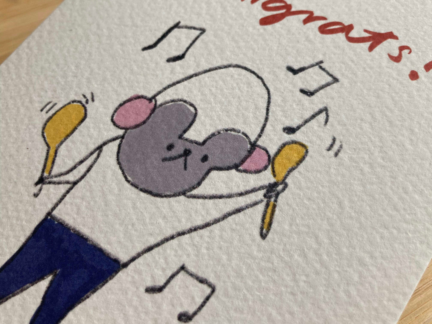 Greeting card - Congrats!