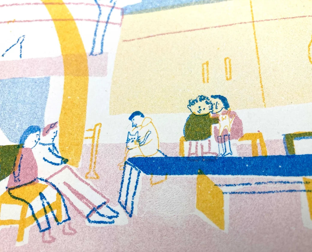 Limited Three-colour-riso, Angel Central