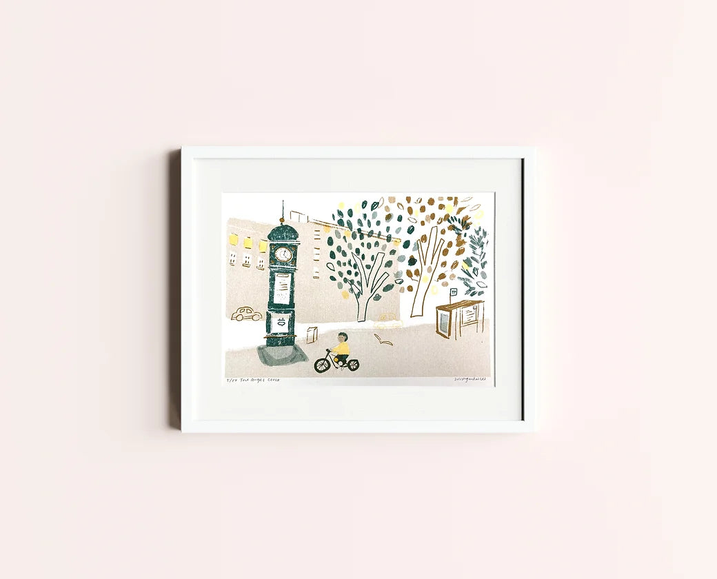 Limited Three-colour-riso, The Angel Clock