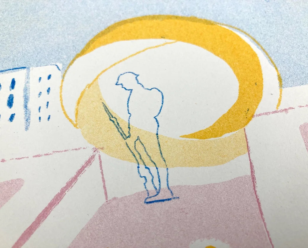 Limited Three-colour-riso, Islington Green Memorial