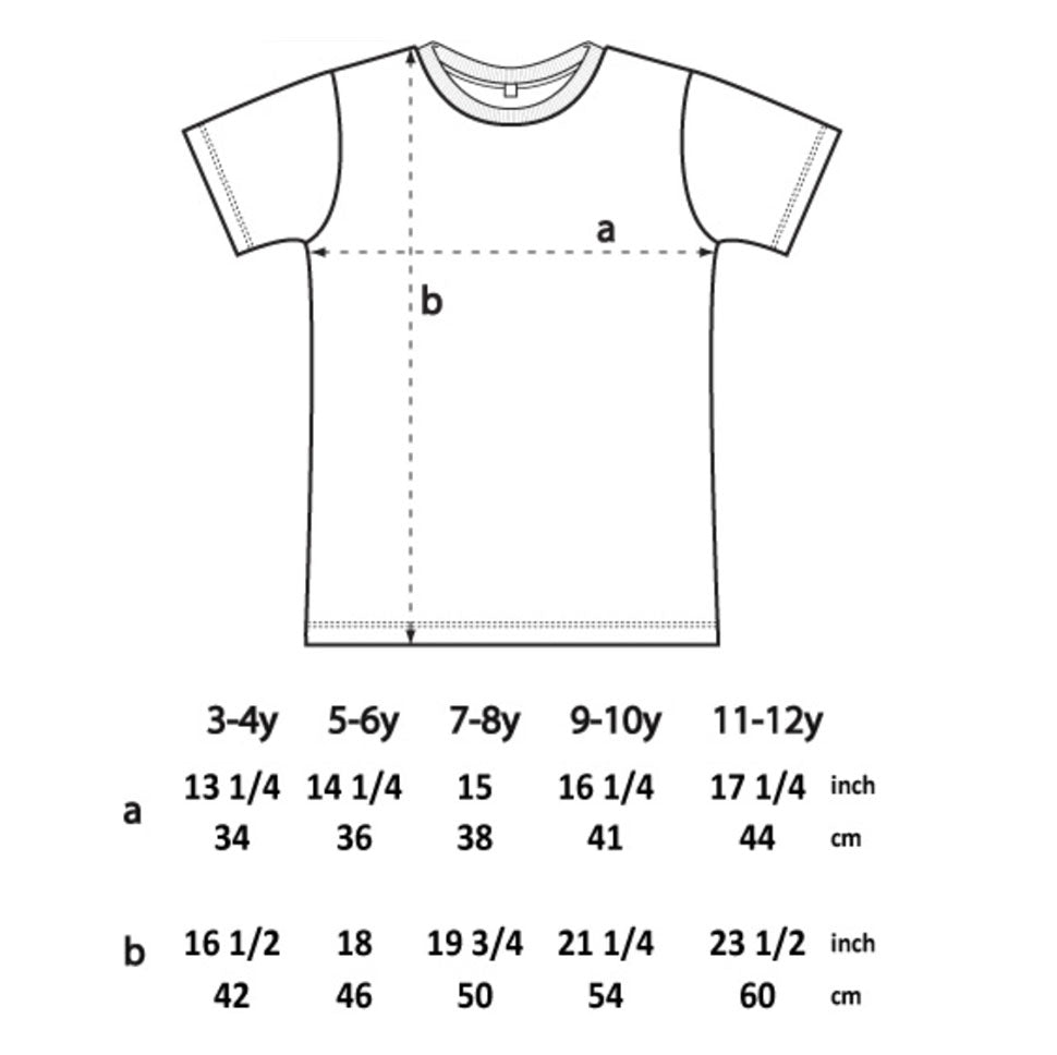 Handprinted Cozy Cat T-shirt Kid Size (Made-to-order)