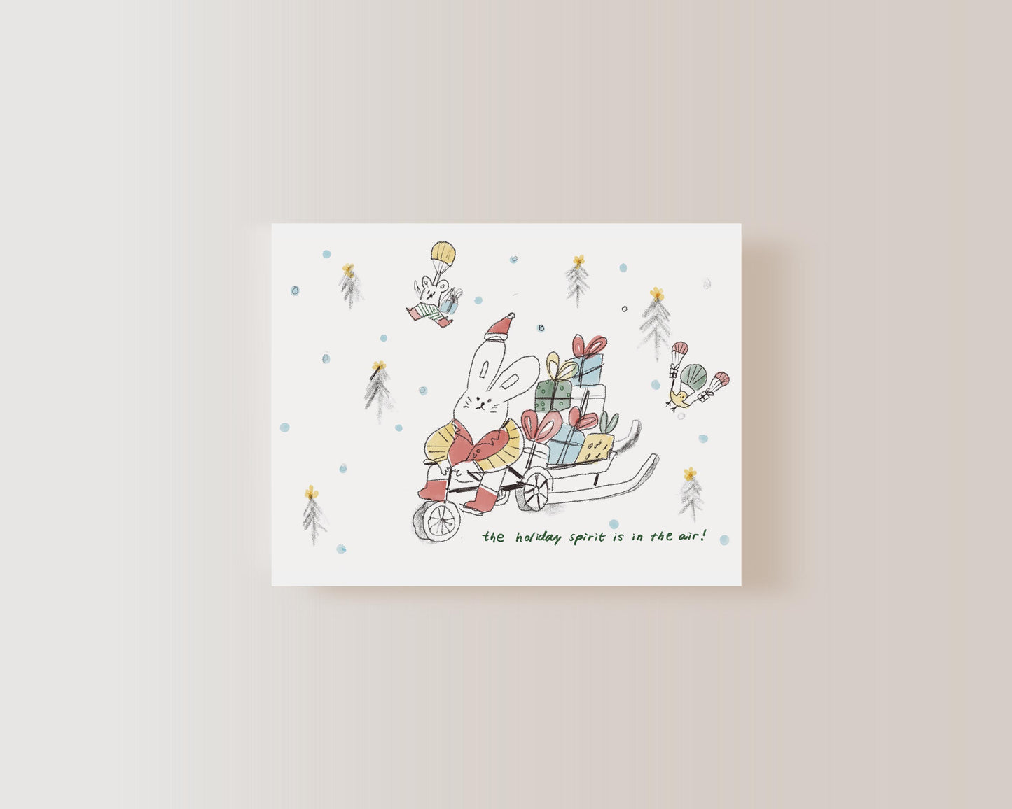 Christmas Card -Bunny’s Merry Delivery!