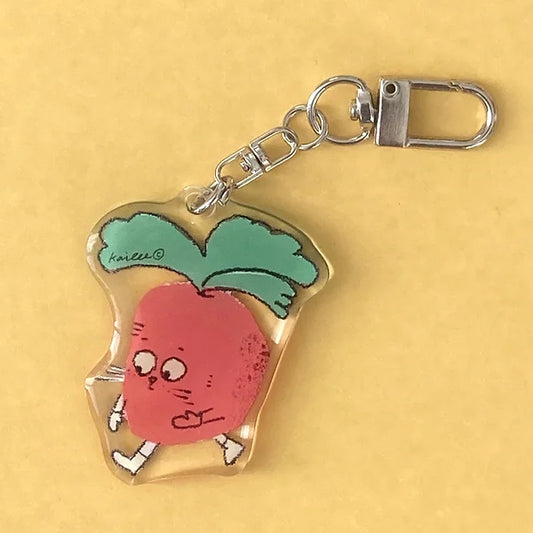 "The Walking Radish" keychain