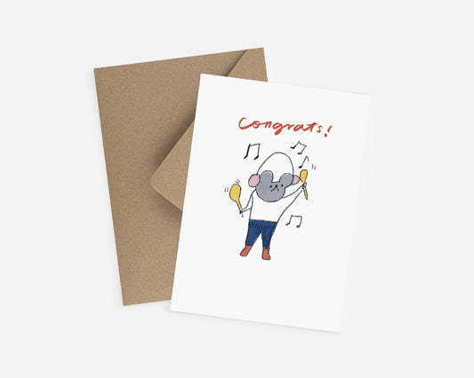 Greeting card - Congrats!