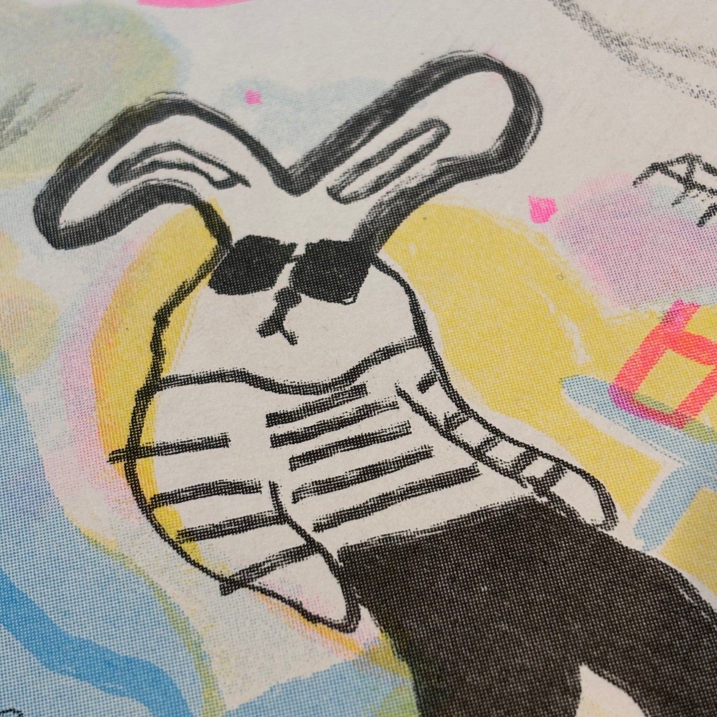 Be a chill bunny Risograph