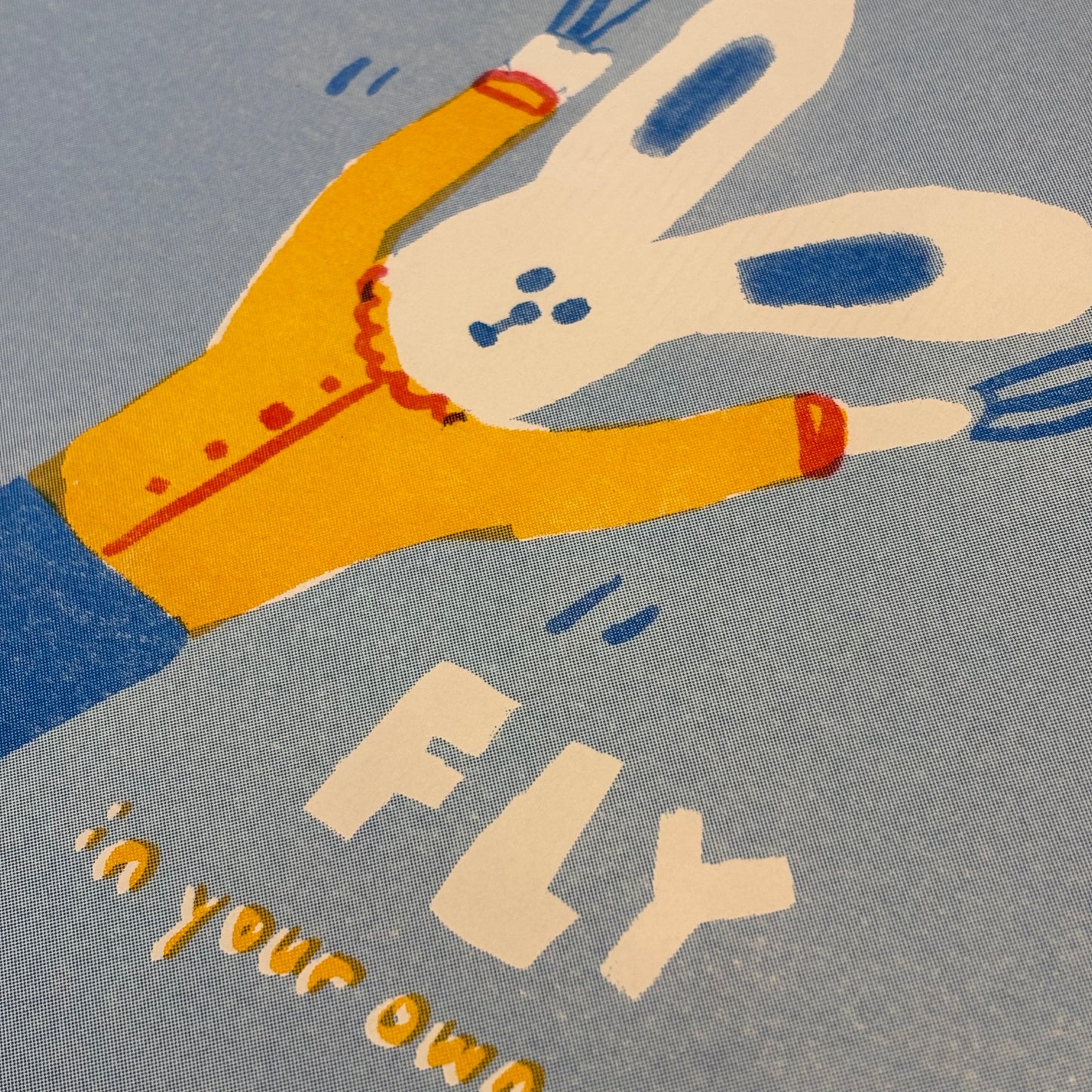 Fly in your own way Risograph Artprint