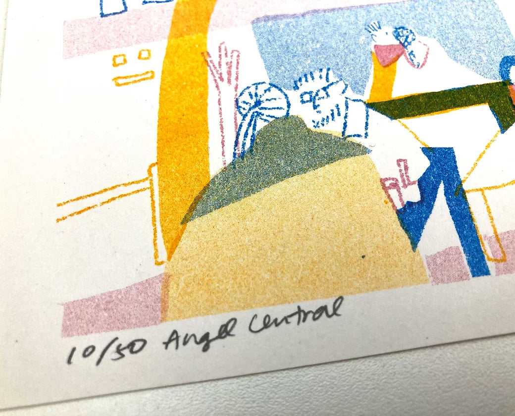 Limited Three-colour-riso, Angel Central