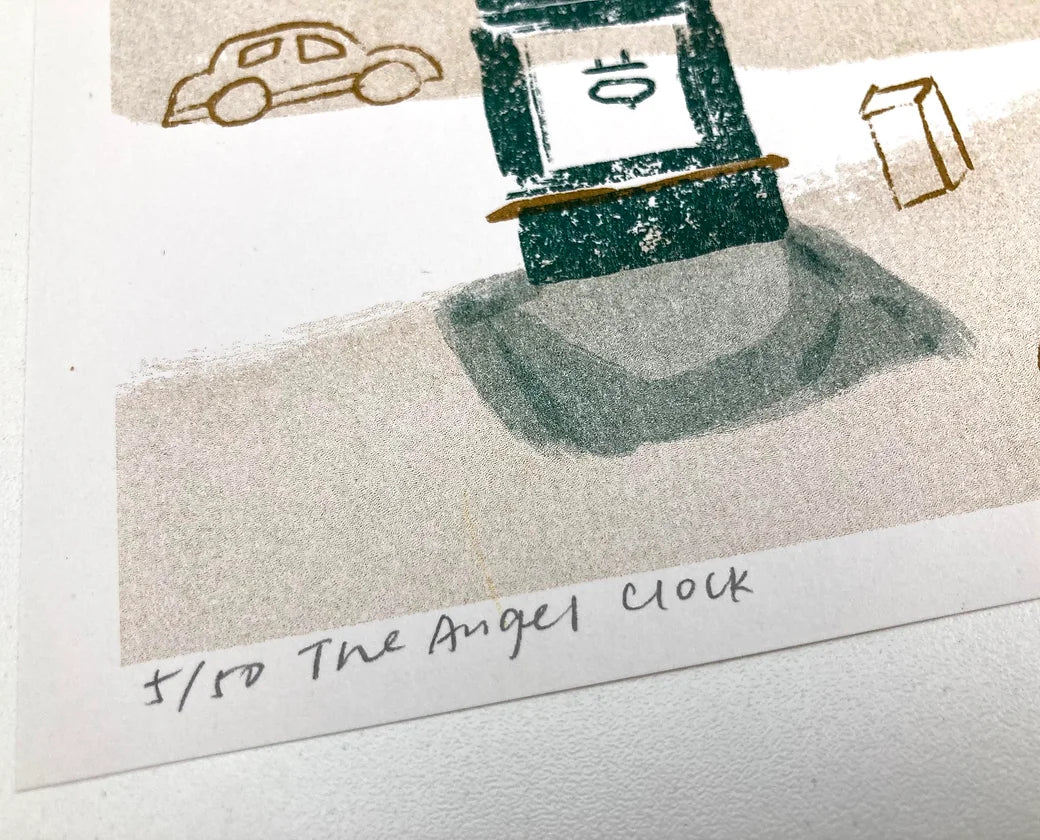 Limited Three-colour-riso, The Angel Clock