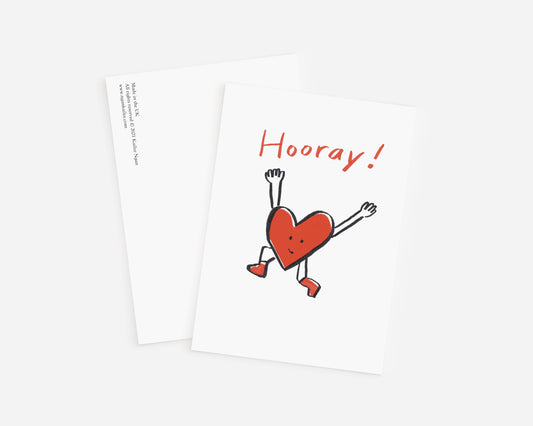 Postcard - Hooray!