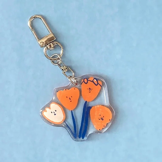 Orange Blossom keychain