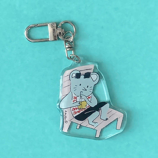 "The Chilling Rat" keychain