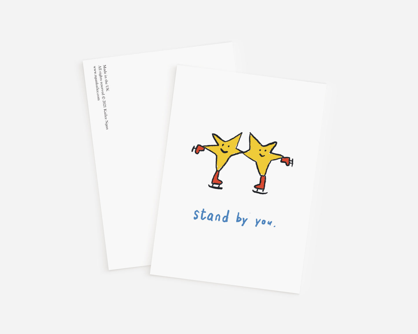 Postcard - Stand by you.